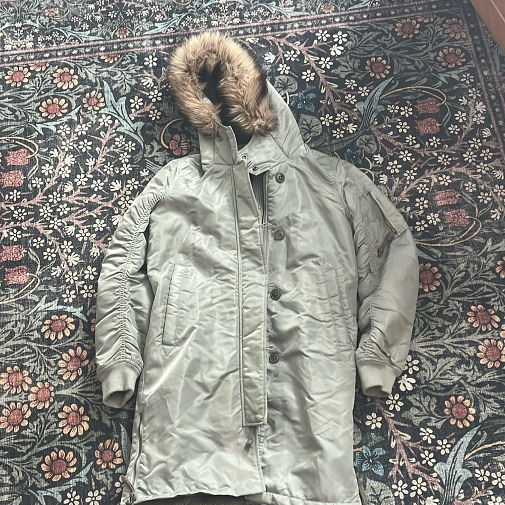 Abercrombie Green Jacket.